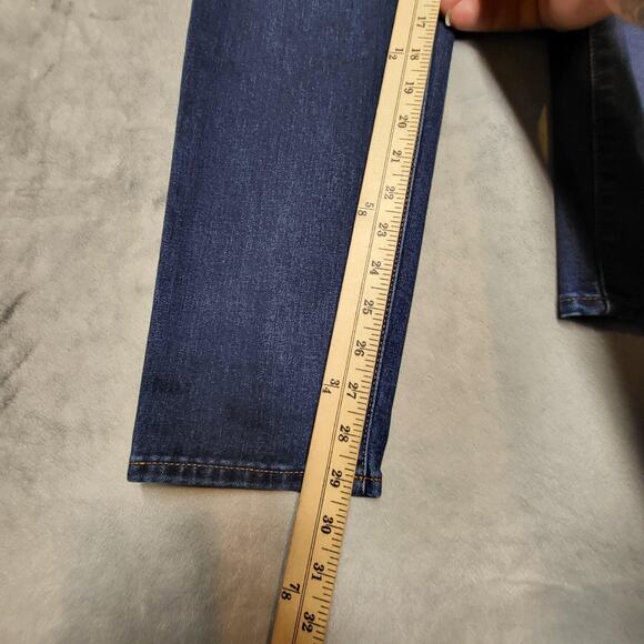 Old Navy Jeans Womens 14 Blue Pop Icon Skinny Stretch Denim Five Pocket Zip Fly - Picture 6 of 10